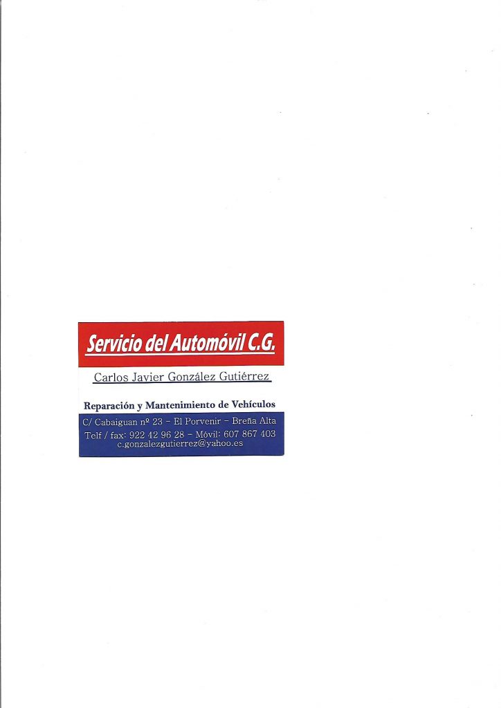 Servicio del Automóvil, C.G